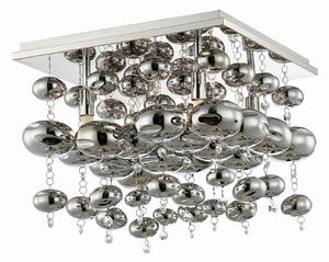 Plafoniere Lindby, Esfera, reglabil, Metalic, Camera de zi, Metal, Modern
