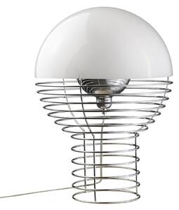 Lampă de masă Verpan, Wire Large, Metalic, Camera de zi, Metal, Design