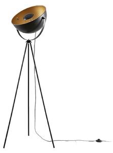 Lampadar Lindby, Meline, Negru, Camera de zi, Metal, Modern