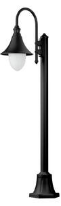 LCD Bornă luminoasă Miranda, neagră, Negru, Metal