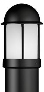 LCD Marco bornă luminoasă din aluminiu, negru, reglabil, Negru, Metal, Modern