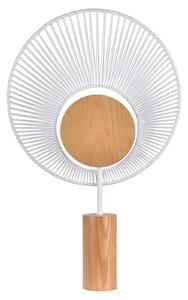 Lampă de masă Forestier, Oyster, Alb, Camera de zi, Metal, Design