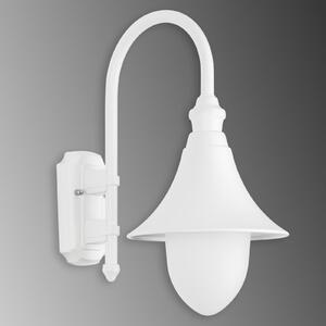 LCD Miranda lampă de perete pentru exterior, alb, reglabil, Alb, Metal