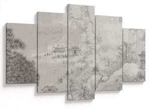 Tablou - Peisaj chinezesc (150x105 cm)