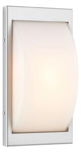 LCD Aplică pentru exterior tip 068, oțel inoxidabil, 33 cm înălțime, E27, reglabil, Metalic, Metal, Modern