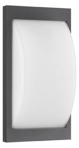 LCD LED lampă de perete pentru exterior 069LEDSEN, grafit, senzor, Negru, Metal, Modern