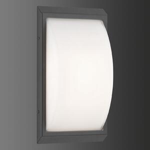 LCD Aplică pentru exterior 053 din oțel inoxidabil, grafit, Negru, Sticlă, Modern