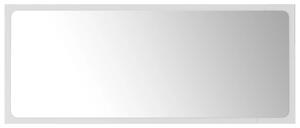 Oglindă de baie, alb, 90x1,5x37 cm, PAL