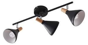 Plafoniere Lindby, Arina, reglabil, Negru, dormitor, Metal, Modern