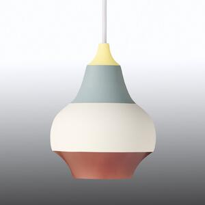 Louis Poulsen Cirque lampă susp., galben, 15 cm, reglabil, Multicolor, Camera de zi / sufragerie, Metal, Design