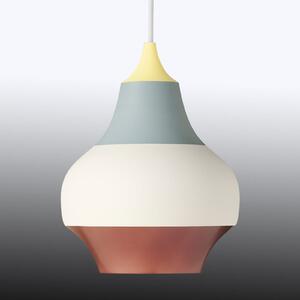 Louis Poulsen Cirque lampă susp., galben, 22 cm, reglabil, Multicolor, Camera de zi / sufragerie, Metal, Design