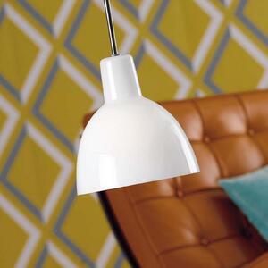 Louis Poulsen Toldbod lampă suspendată 15,5 cm, reglabil, Alb, Camera de zi / sufragerie, Sticlă, Design