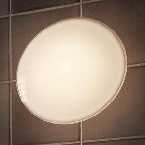 Louis Poulsen AJ Eklipta - aplică perete LED, 22cm, reglabil, Alb, Camera de zi / sufragerie, Sticlă, Design, Plafon rotund direct