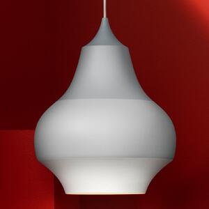 Louis Poulsen Cirque - lampă susp. gri, 38 cm, reglabil, Gri, Camera de zi / sufragerie, Metal, Design