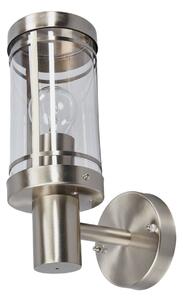 Lămpi de exterior Lindby, Djori, reglabil, Metalic, Balcon, Oțel inoxidabil, Modern
