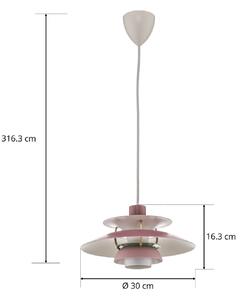 Louis Poulsen PH 5 Mini - lampă suspendată, roz, reglabil, Roz / Rosé, Camera de zi / sufragerie, Metal, Design