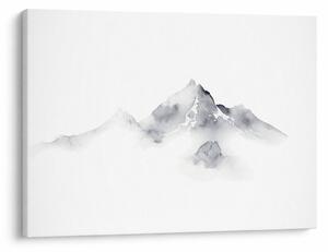 Tablou - Pictură cu cerneală de munți (70x50 cm)