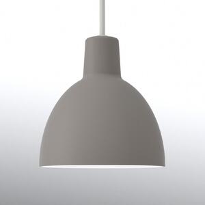 Louis Poulsen Toldbod 120, lampă suspendată gri deschis, reglabil, Gri, Camera de zi / sufragerie, Metal, Design