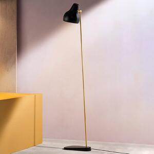 Louis Poulsen VL38 - lampă de podea LED, negru, reglabil, Negru, Camera de zi / sufragerie, Metal, Design