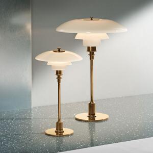 Louis Poulsen PH 2/1 lampă de masă, alamă alb, Auriu / Alamă, Camera de zi / sufragerie, Metal, Design