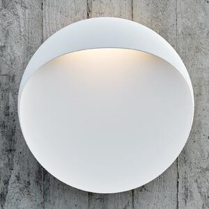 Louis Poulsen Aplică de perete cu LED Flindt, alb, 3.000 K, Ø 30 cm, reglabil, Alb, Camera de zi / sufragerie, Aluminiu, Design