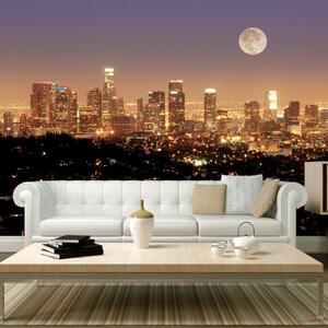 Fototapet - The moon over the City of Angels