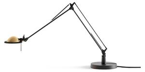 Lampă de masă Luceplan, Negru, Studiu / Birou, Aluminiu