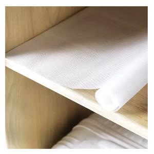 Covoras antiderapant pentru protectie sertar, impermeabil, 300 x 50 cm, alb