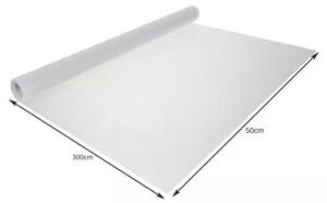 Covoras antiderapant pentru protectie sertar, impermeabil, 300 x 50 cm, alb