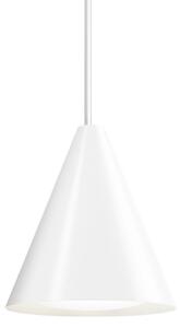 Louis Poulsen Keglen lampă susp. LED 25cm alb, reglabil, Alb, Camera de zi / sufragerie, Metal, Design