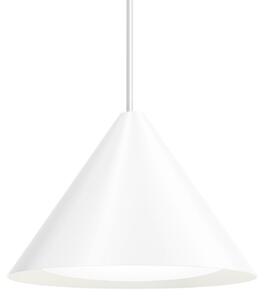 Louis Poulsen Keglen lampă susp. LED 40cm alb, reglabil, Alb, Camera de zi / sufragerie, Metal, Design