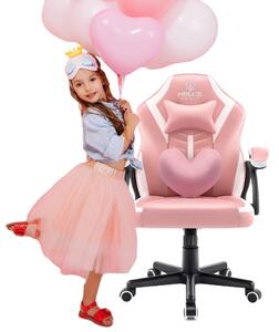 Scaun gaming pentru copii HC - 1001 roz