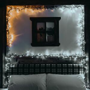 Twinkly Twinkly Ghirlandă luminoasă LED, CCT, negru, 400 de lumini, 6m, reglabil, Negru, Plastic