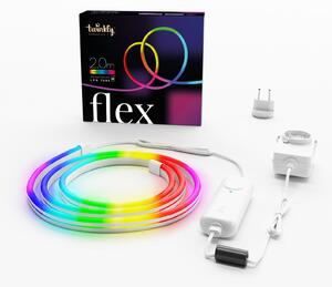 Twinkly Twinkly Light flex LED frânghie de lumină RGB 2m WIFI, reglabil, Alb, Hol, Plastic, Modern
