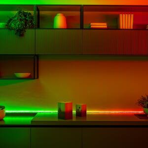 Twinkly Twinkly linie de lumină bandă LED RGB 1.5m WIFI Starter, reglabil, Negru, Hol, Plastic, Modern
