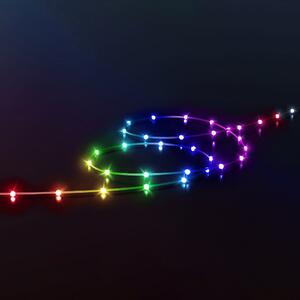 Twinkly Lanț LED Twinkly Dots RGB, negru, IP44, 10m, reglabil, Negru, Plastic