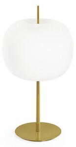 Lampă de masă kdln, Kushi, reglabil, Alb, Camera de zi, Sticlă, Design