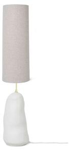 Lampadar ferm LIVING, Alb, Camera de zi, Țesătură / Textil