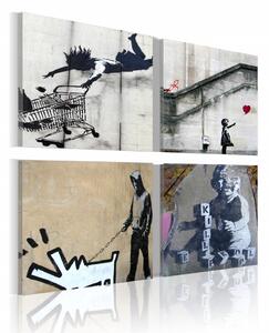 Tablou - Banksy - four orginal ideas