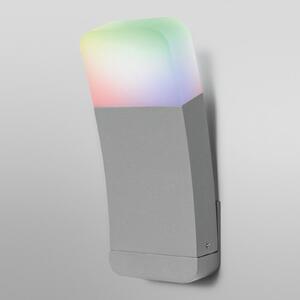 LEDVANCE SMART+ WiFi Curve RGAA argintiu, reglabil, Gri, Metal, Modern, Perete unghiular