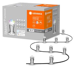 LEDVANCE SMART+ WiFi Garden Dot LED spot de grădină Set 9 bucăți, reglabil, Transparent, Plastic
