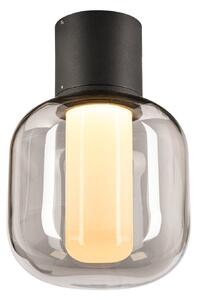 Lampă de Exterior SLV, Ovalisk, Negru, Sticlă, Modern