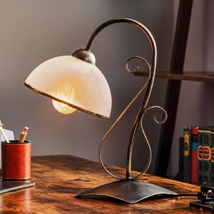 Luminex Lampa de masă Antica în stil rustic, 1 bec, Bronz / Alamă Veche, Camera de zi / sufragerie, Metal, Casă de țară / Rustic