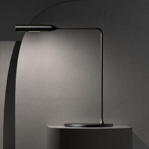 Lumina Flo Bedside Lampă de masă cu LED-uri 3.000K negru, reglabil, Negru, dormitor, Metal, Design