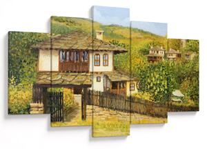 Tablou - Cabane în timpul verii (150x105 cm)