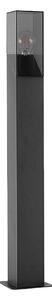 Lămpi de exterior Lucande, Fiola, reglabil, Negru, Terasă, Metal, Modern