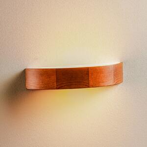 Lamkur Aplică de perete Kerio, lățime 40,5 cm, pin rustic, reglabil, Lemn, Camera de zi / sufragerie, Lemn, Modern