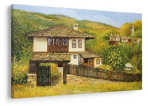 Tablou - Cabane în timpul verii (90x60 cm)
