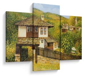 Tablou - Cabane în timpul verii (90x60 cm)