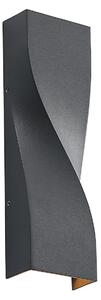 Lămpi de exterior Lucande, Tibelya, Negru, Balcon, Aluminiu, Modern